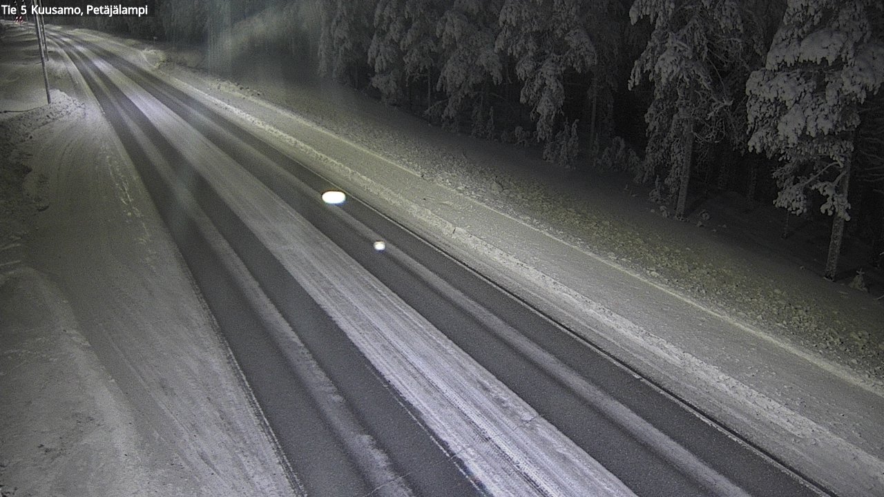 Weather Camera Image Road 5 Kuusamo, Petäjälampi, Kuusamo, Pohjois-Pohjanmaa