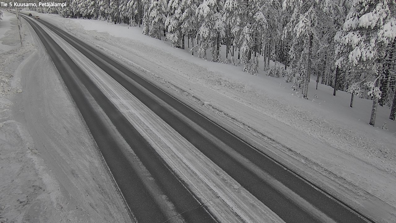 Kelikamerat Kuva Tie 5 Kuusamo, Petäjälampi, Kuusamo, Pohjois-Pohjanmaa