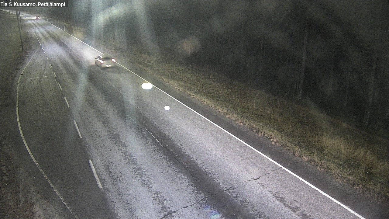 Kelikamerat Kuva Tie 5 Kuusamo, Petäjälampi, Kuusamo, Pohjois-Pohjanmaa