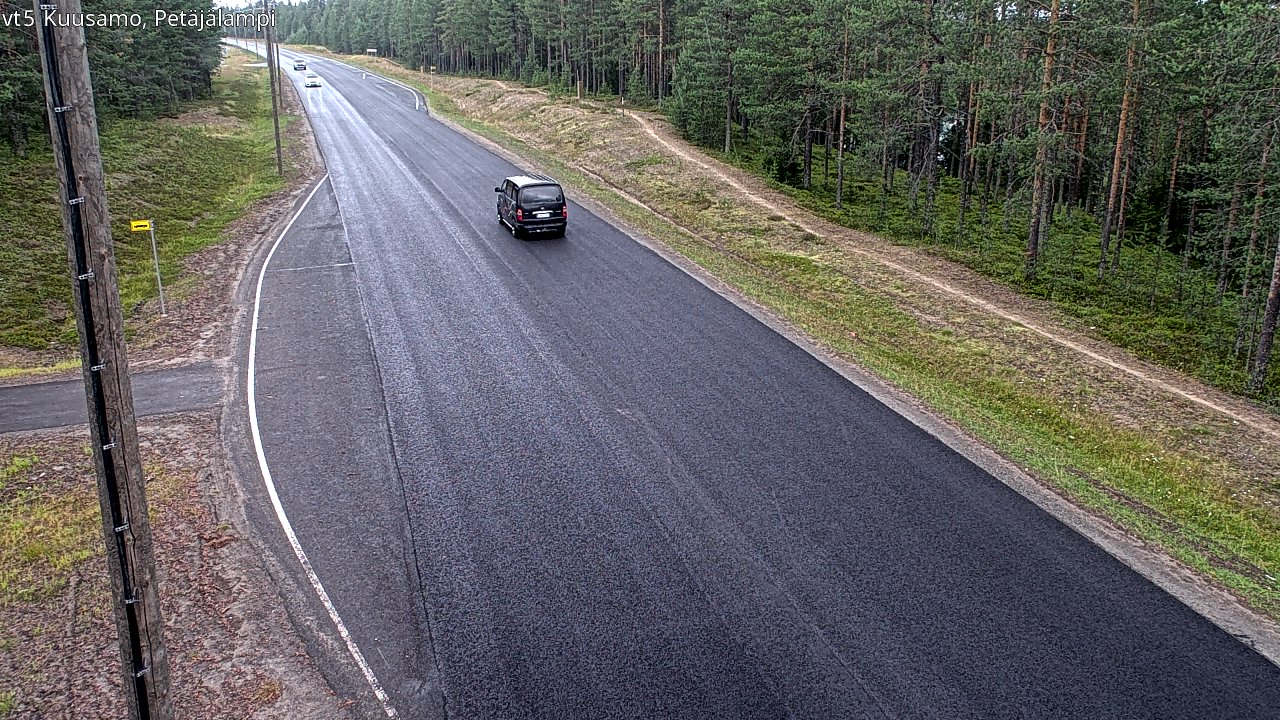 Kelikamerat Kuva Tie 5 Kuusamo, Petäjälampi, Kuusamo, Pohjois-Pohjanmaa