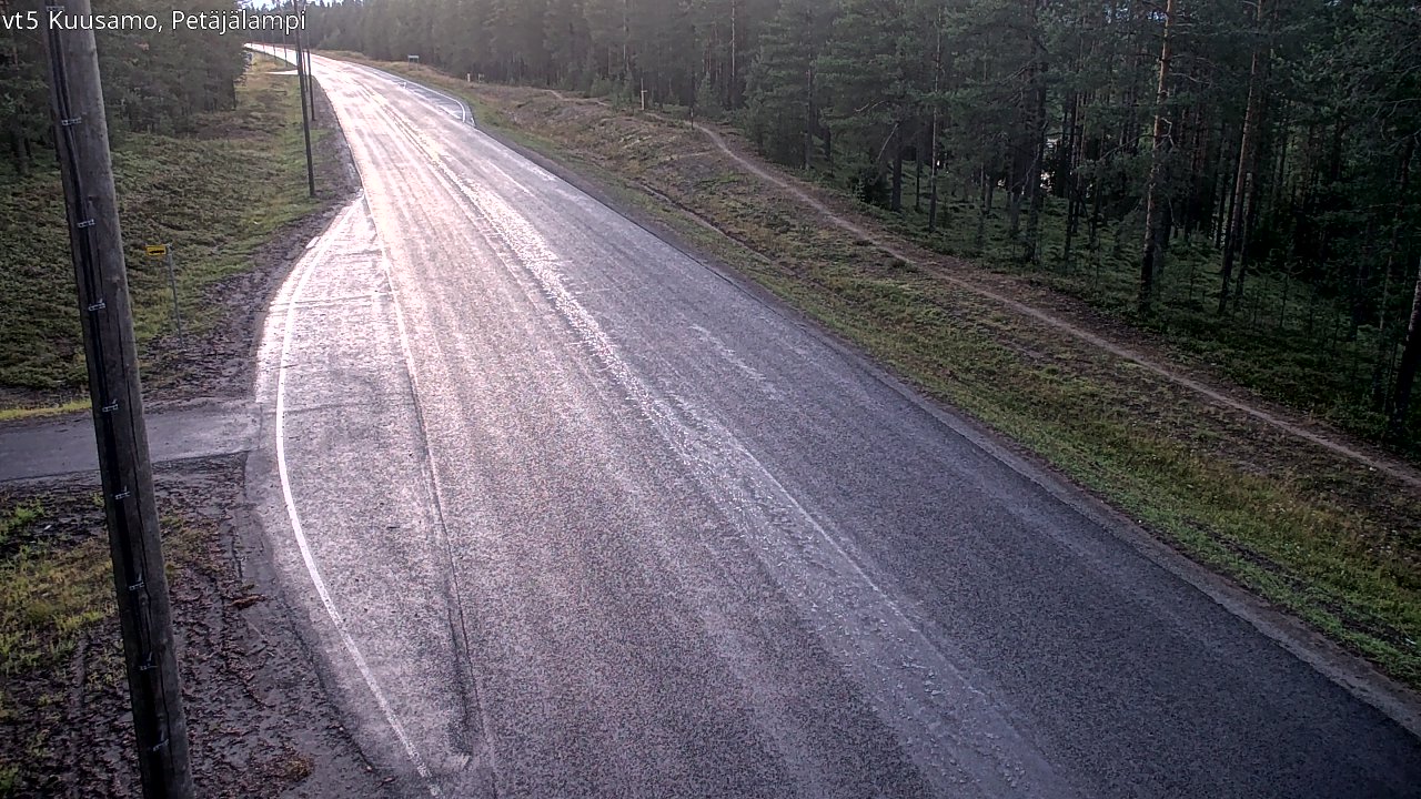 Kelikamerat Kuva Tie 5 Kuusamo, Petäjälampi, Kuusamo, Pohjois-Pohjanmaa