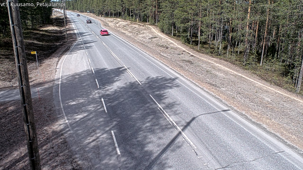 Kelikamerat Kuva Tie 5 Kuusamo, Petäjälampi, Kuusamo, Pohjois-Pohjanmaa