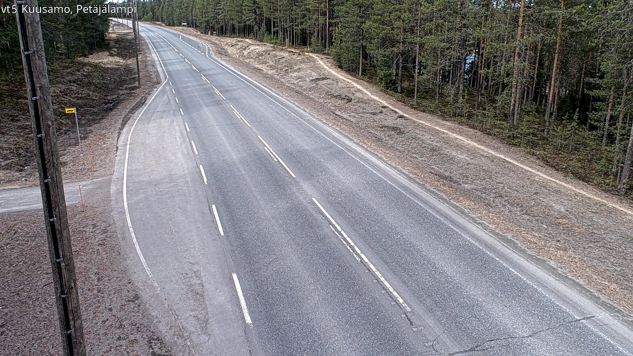 Kelikamerat Kuva Tie 5 Kuusamo, Petäjälampi, Kuusamo, Pohjois-Pohjanmaa