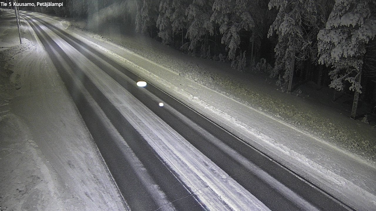 Kelikamerat Kuva Tie 5 Kuusamo, Petäjälampi, Kuusamo, Pohjois-Pohjanmaa