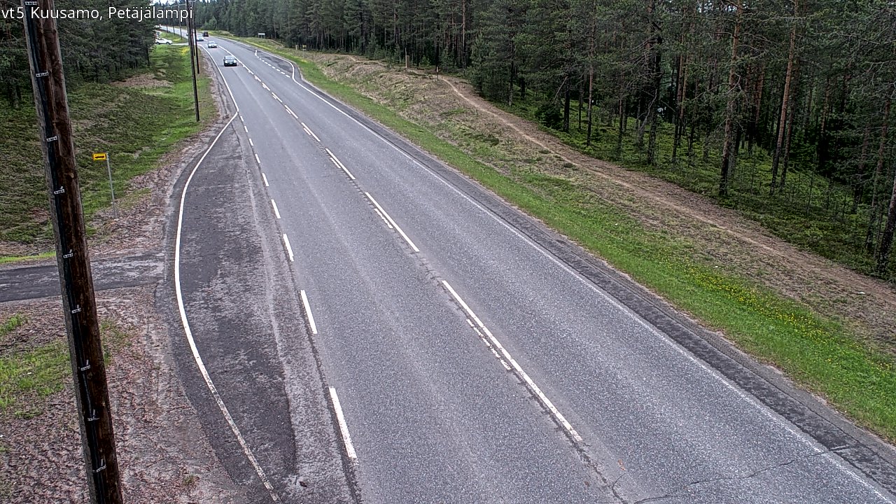 Kelikamerat Kuva Tie 5 Kuusamo, Petäjälampi, Kuusamo, Pohjois-Pohjanmaa