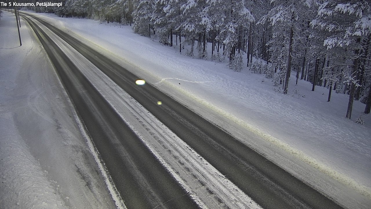 Kelikamerat Kuva Tie 5 Kuusamo, Petäjälampi, Kuusamo, Pohjois-Pohjanmaa