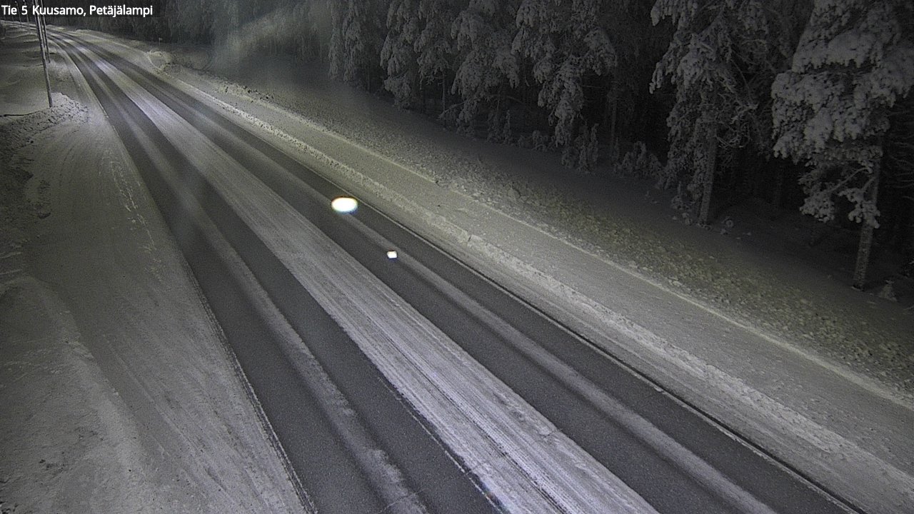 Weather Camera Image Road 5 Kuusamo, Petäjälampi, Kuusamo, Pohjois-Pohjanmaa