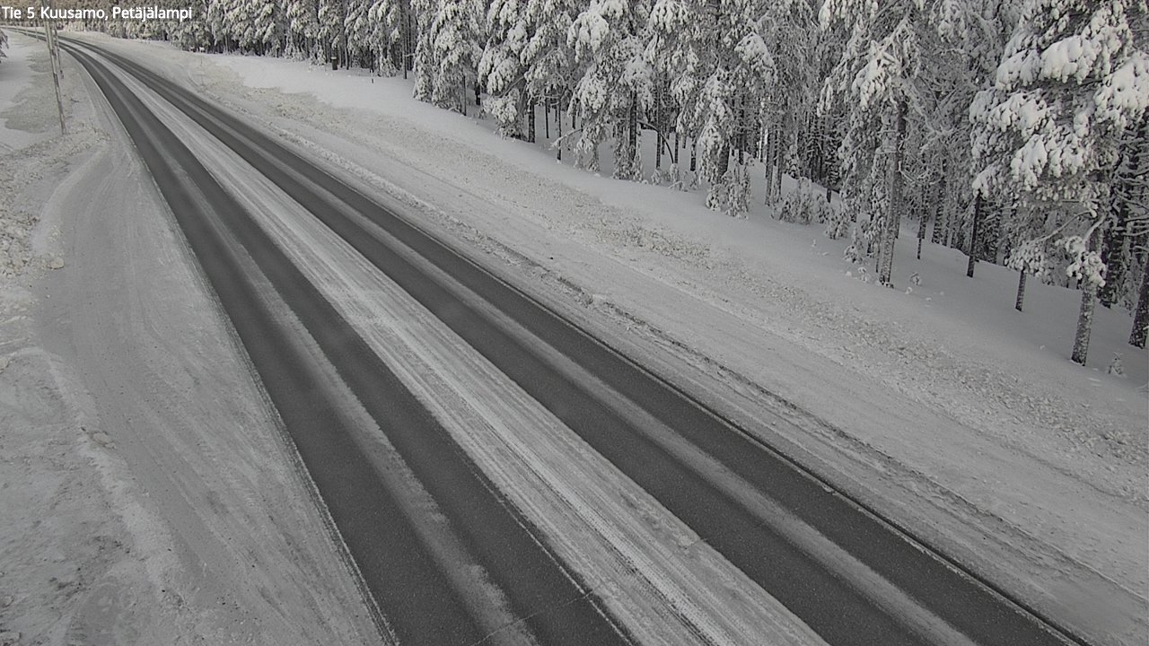 Kelikamerat Kuva Tie 5 Kuusamo, Petäjälampi, Kuusamo, Pohjois-Pohjanmaa