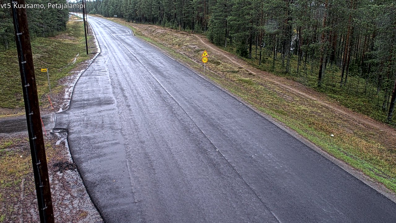 Kelikamerat Kuva Tie 5 Kuusamo, Petäjälampi, Kuusamo, Pohjois-Pohjanmaa