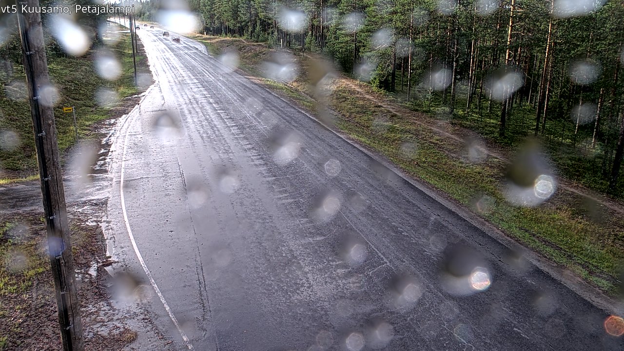 Kelikamerat Kuva Tie 5 Kuusamo, Petäjälampi, Kuusamo, Pohjois-Pohjanmaa