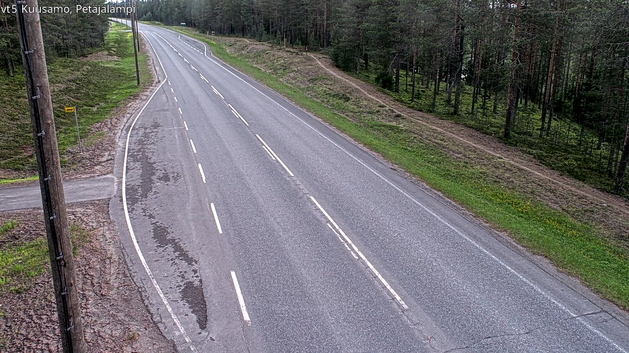 Kelikamerat Kuva Tie 5 Kuusamo, Petäjälampi, Kuusamo, Pohjois-Pohjanmaa