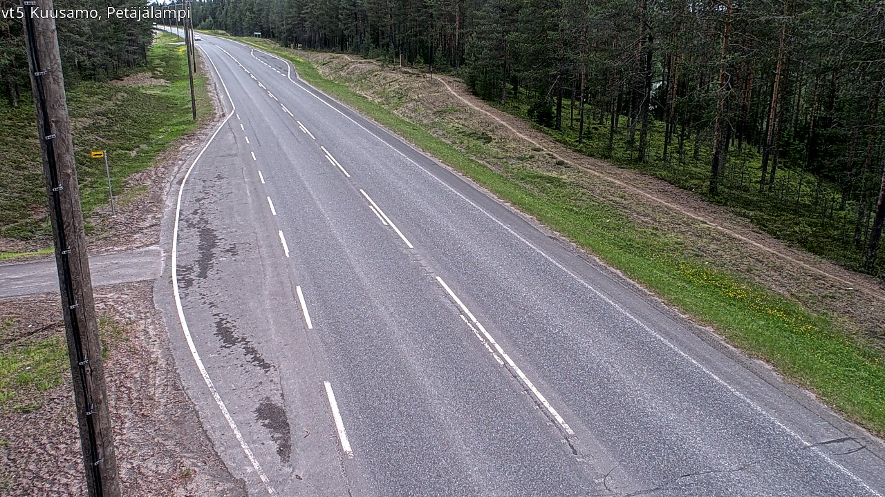 Kelikamerat Kuva Tie 5 Kuusamo, Petäjälampi, Kuusamo, Pohjois-Pohjanmaa