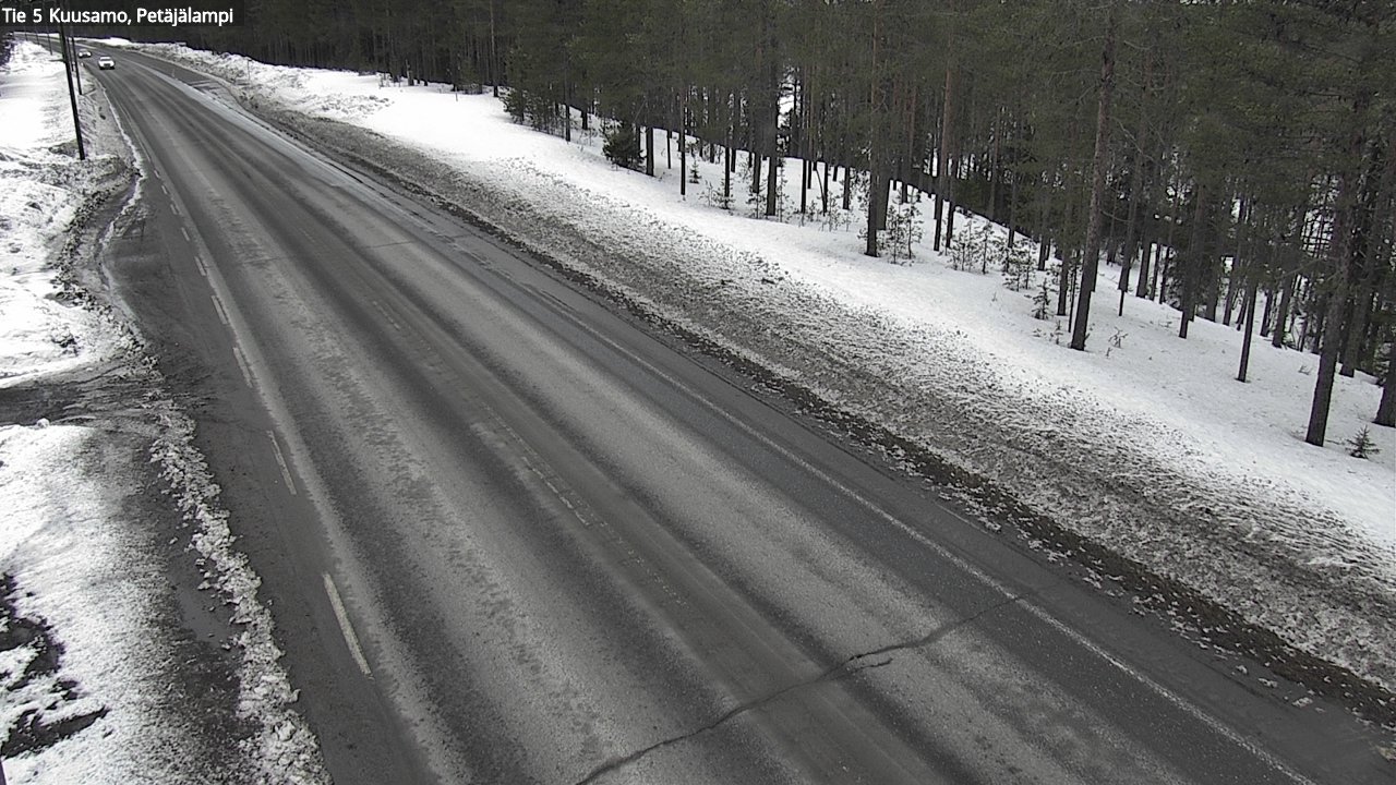 Weather Camera Image Road 5 Kuusamo, Petäjälampi, Kuusamo, Pohjois-Pohjanmaa