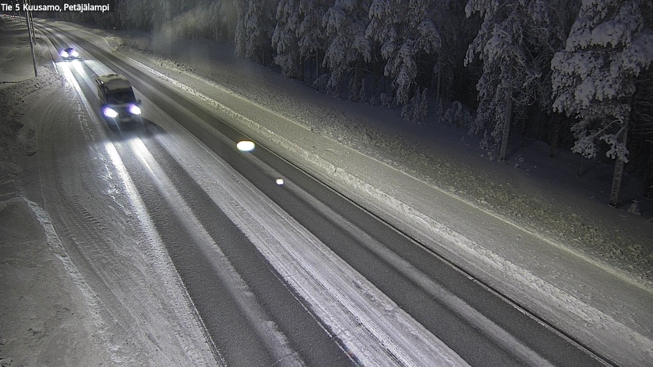 Weather Camera Image Road 5 Kuusamo, Petäjälampi, Kuusamo, Pohjois-Pohjanmaa