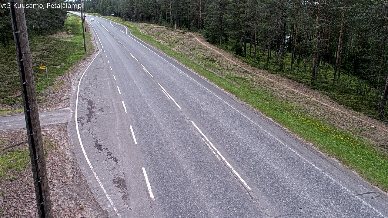 Kelikamerat Kuva Tie 5 Kuusamo, Petäjälampi, Kuusamo, Pohjois-Pohjanmaa