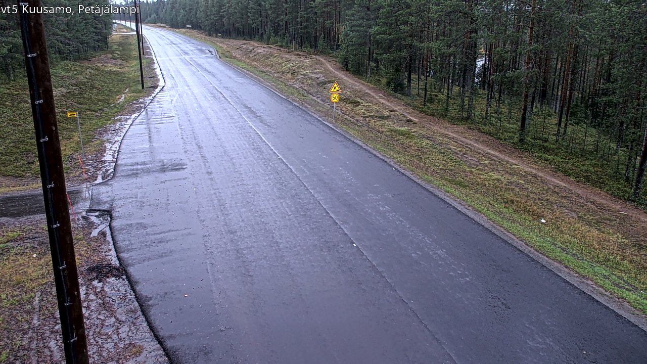 Kelikamerat Kuva Tie 5 Kuusamo, Petäjälampi, Kuusamo, Pohjois-Pohjanmaa