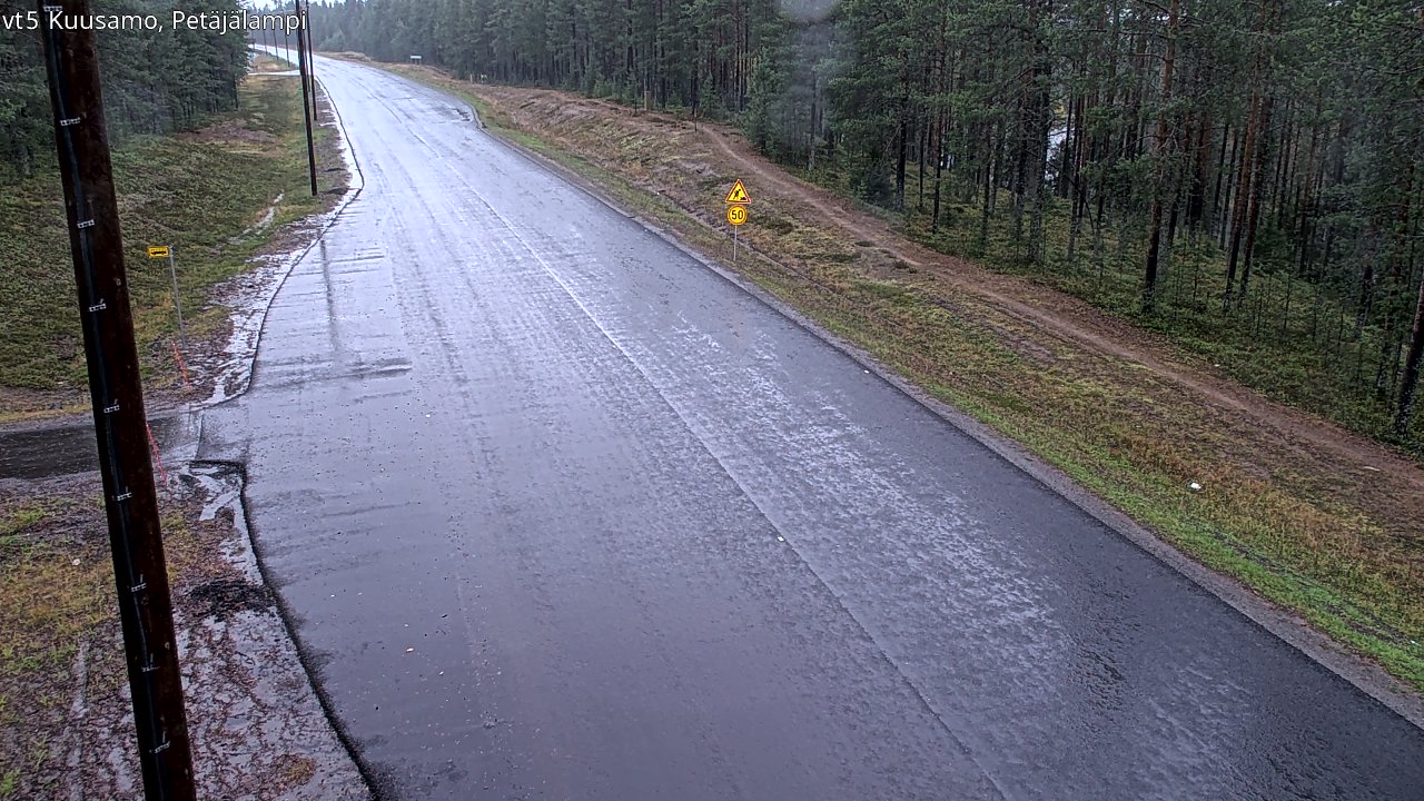 Kelikamerat Kuva Tie 5 Kuusamo, Petäjälampi, Kuusamo, Pohjois-Pohjanmaa