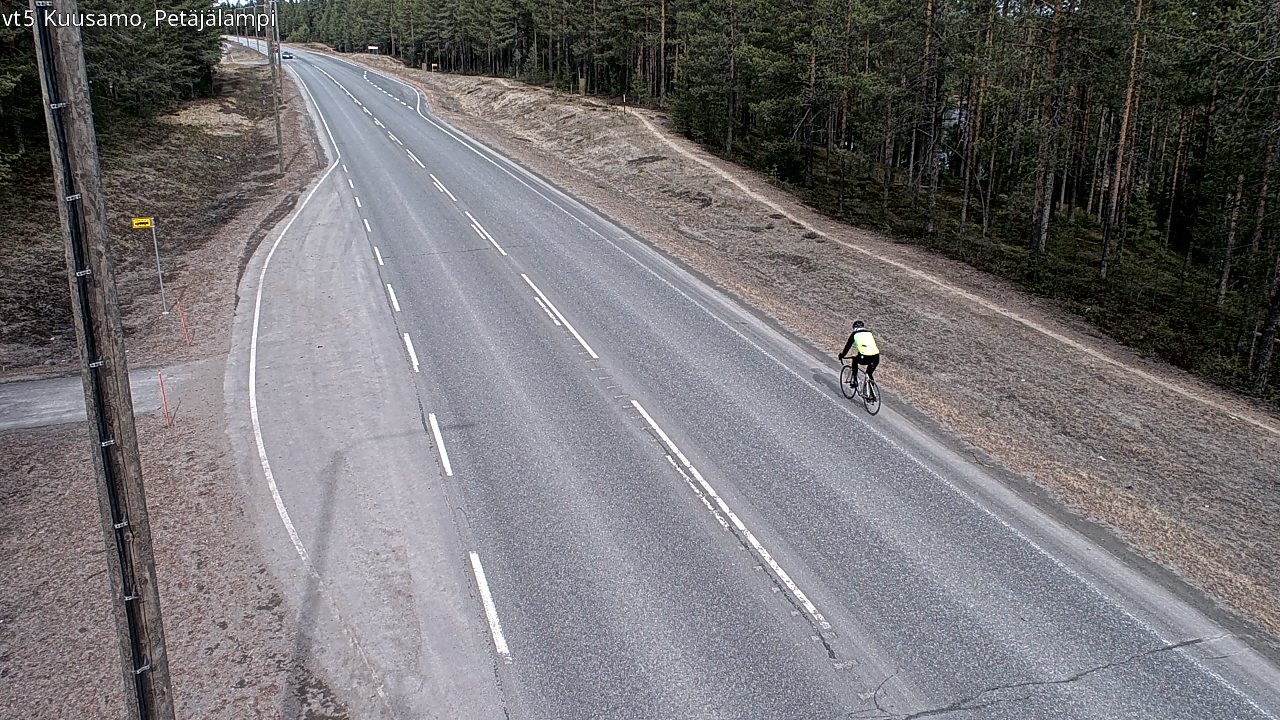 Kelikamerat Kuva Tie 5 Kuusamo, Petäjälampi, Kuusamo, Pohjois-Pohjanmaa
