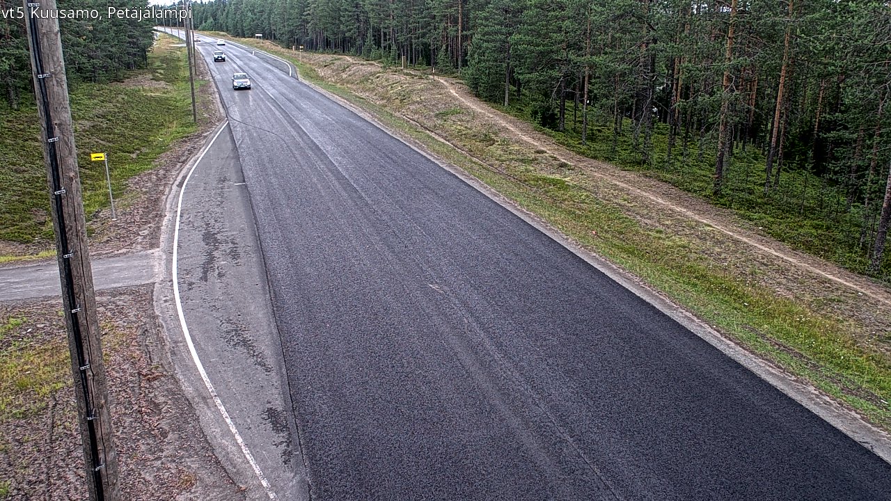 Kelikamerat Kuva Tie 5 Kuusamo, Petäjälampi, Kuusamo, Pohjois-Pohjanmaa