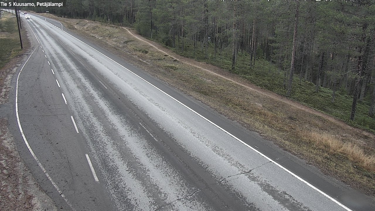 Kelikamerat Kuva Tie 5 Kuusamo, Petäjälampi, Kuusamo, Pohjois-Pohjanmaa