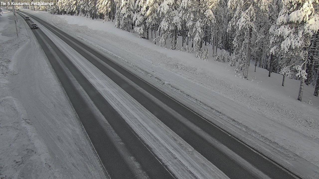 Kelikamerat Kuva Tie 5 Kuusamo, Petäjälampi, Kuusamo, Pohjois-Pohjanmaa