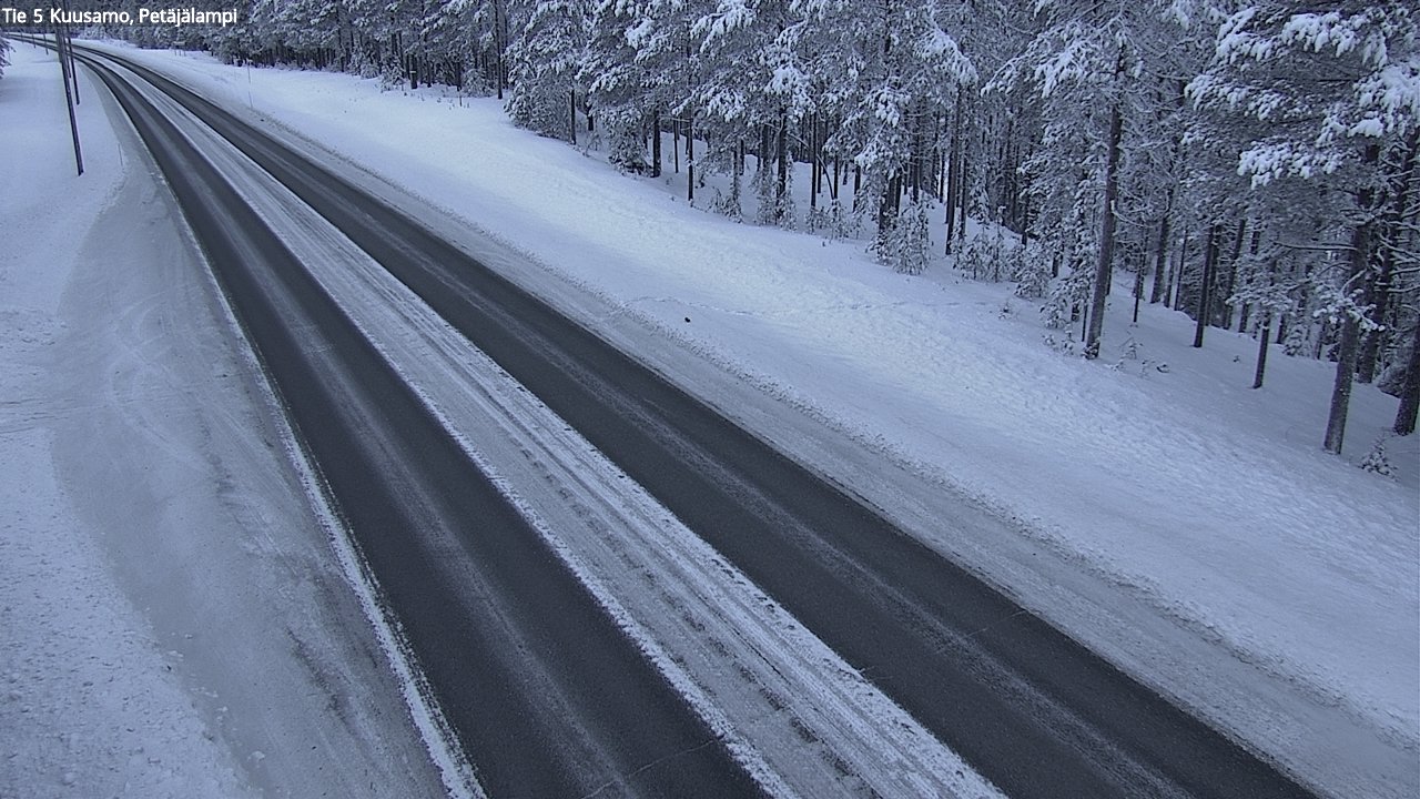 Kelikamerat Kuva Tie 5 Kuusamo, Petäjälampi, Kuusamo, Pohjois-Pohjanmaa