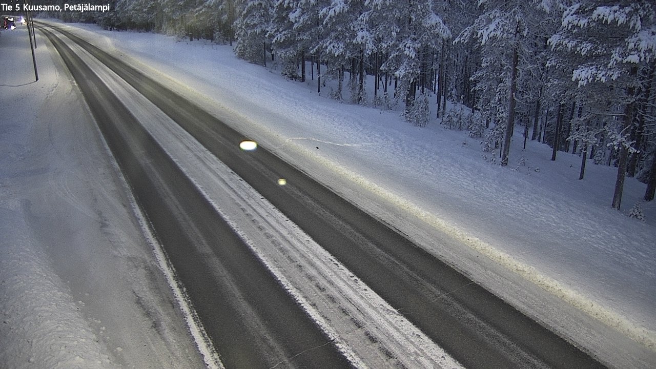 Kelikamerat Kuva Tie 5 Kuusamo, Petäjälampi, Kuusamo, Pohjois-Pohjanmaa