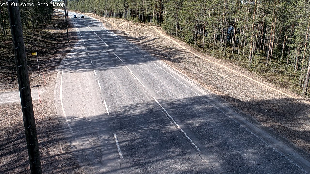 Kelikamerat Kuva Tie 5 Kuusamo, Petäjälampi, Kuusamo, Pohjois-Pohjanmaa