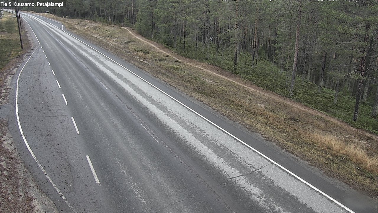 Kelikamerat Kuva Tie 5 Kuusamo, Petäjälampi, Kuusamo, Pohjois-Pohjanmaa