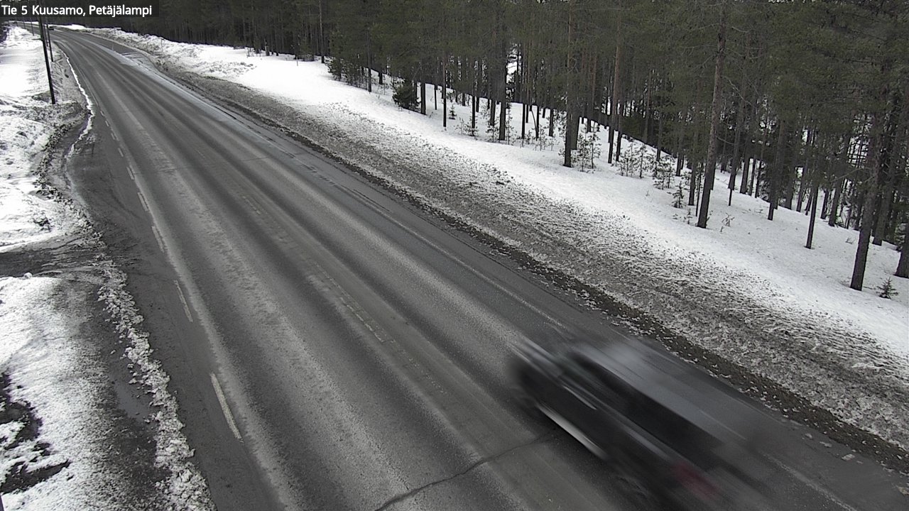 Weather Camera Image Road 5 Kuusamo, Petäjälampi, Kuusamo, Pohjois-Pohjanmaa