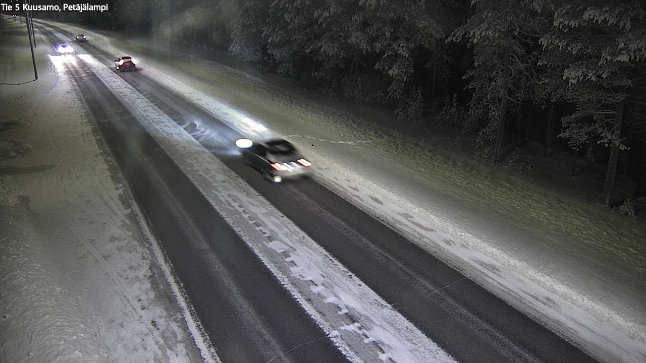 Kelikamerat Kuva Tie 5 Kuusamo, Petäjälampi, Kuusamo, Pohjois-Pohjanmaa