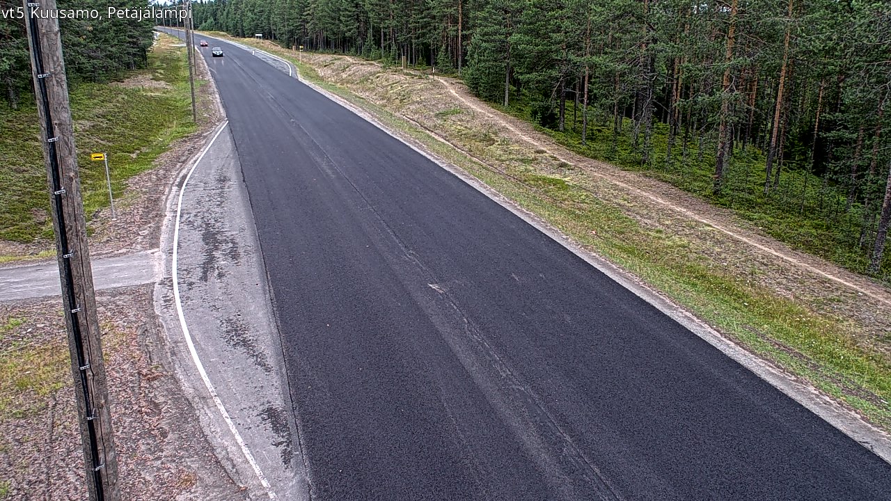 Kelikamerat Kuva Tie 5 Kuusamo, Petäjälampi, Kuusamo, Pohjois-Pohjanmaa