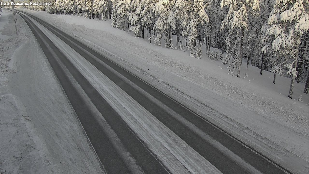 Kelikamerat Kuva Tie 5 Kuusamo, Petäjälampi, Kuusamo, Pohjois-Pohjanmaa