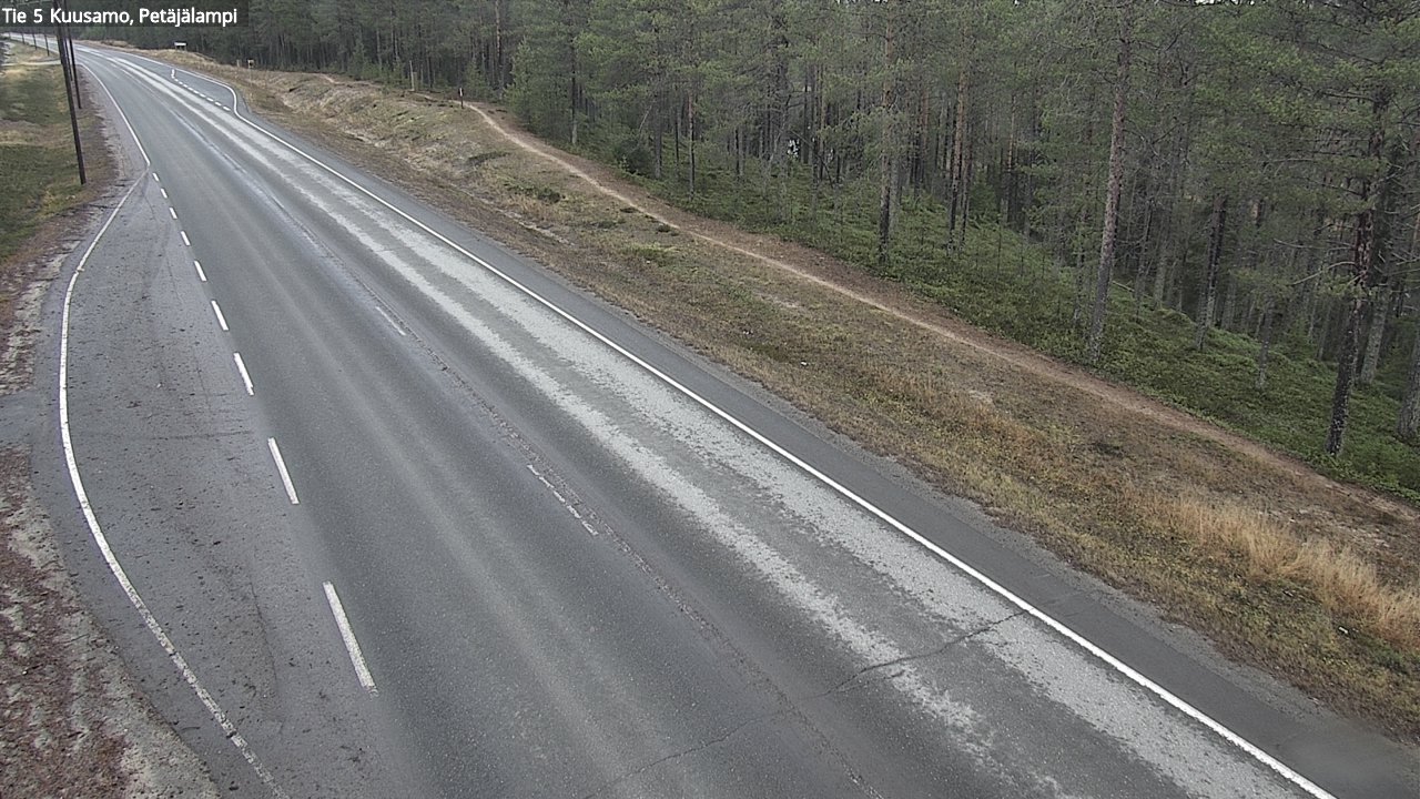 Kelikamerat Kuva Tie 5 Kuusamo, Petäjälampi, Kuusamo, Pohjois-Pohjanmaa