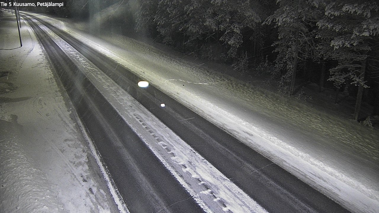 Kelikamerat Kuva Tie 5 Kuusamo, Petäjälampi, Kuusamo, Pohjois-Pohjanmaa