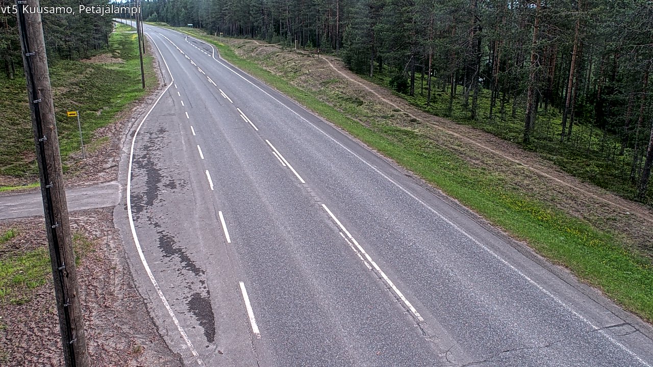 Kelikamerat Kuva Tie 5 Kuusamo, Petäjälampi, Kuusamo, Pohjois-Pohjanmaa