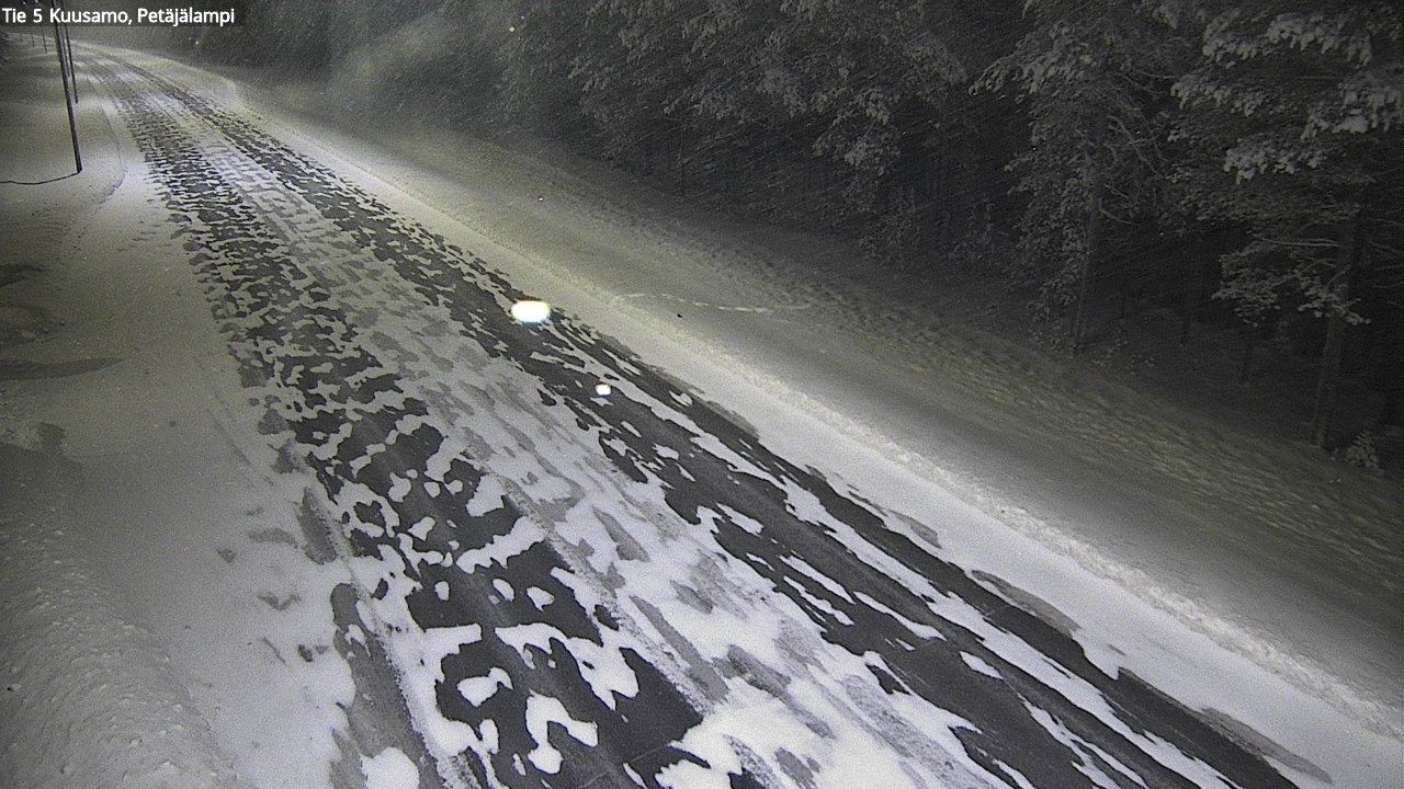 Kelikamerat Kuva Tie 5 Kuusamo, Petäjälampi, Kuusamo, Pohjois-Pohjanmaa