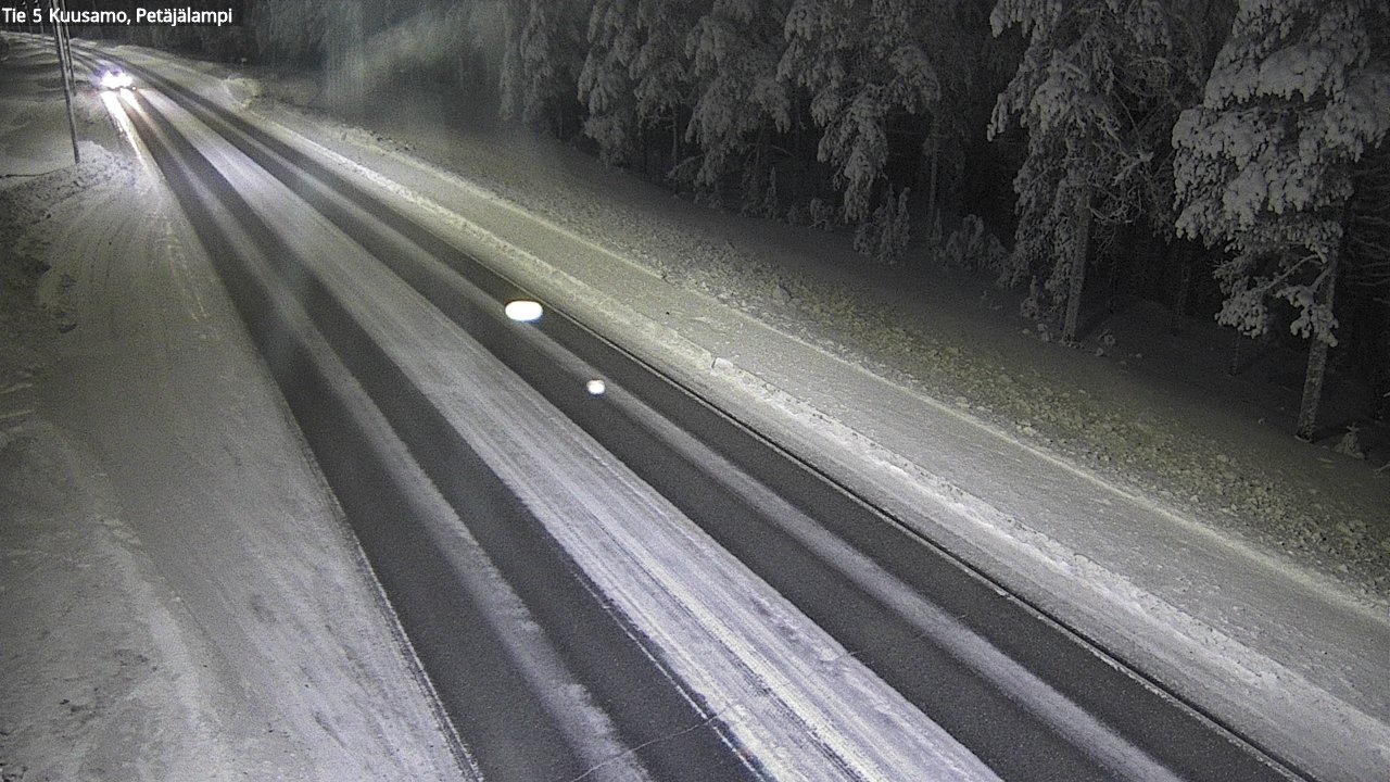 Kelikamerat Kuva Tie 5 Kuusamo, Petäjälampi, Kuusamo, Pohjois-Pohjanmaa