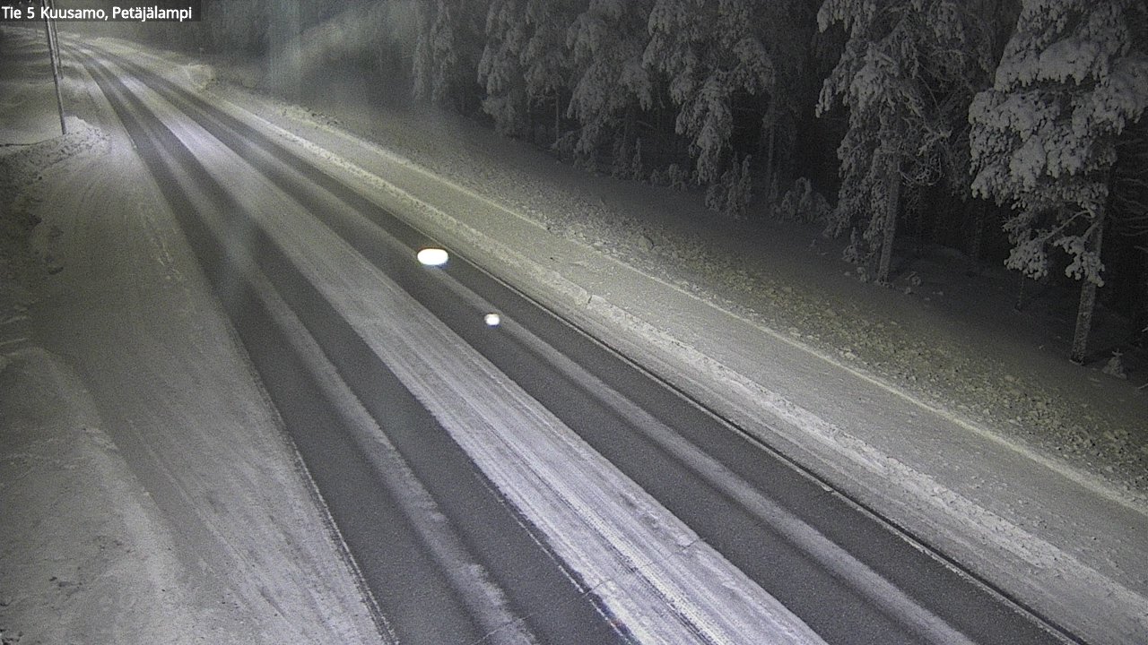 Weather Camera Image Road 5 Kuusamo, Petäjälampi, Kuusamo, Pohjois-Pohjanmaa