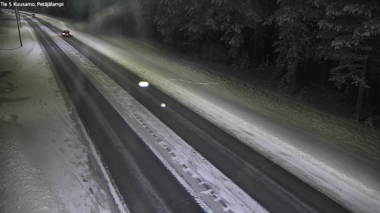 Kelikamerat Kuva Tie 5 Kuusamo, Petäjälampi, Kuusamo, Pohjois-Pohjanmaa