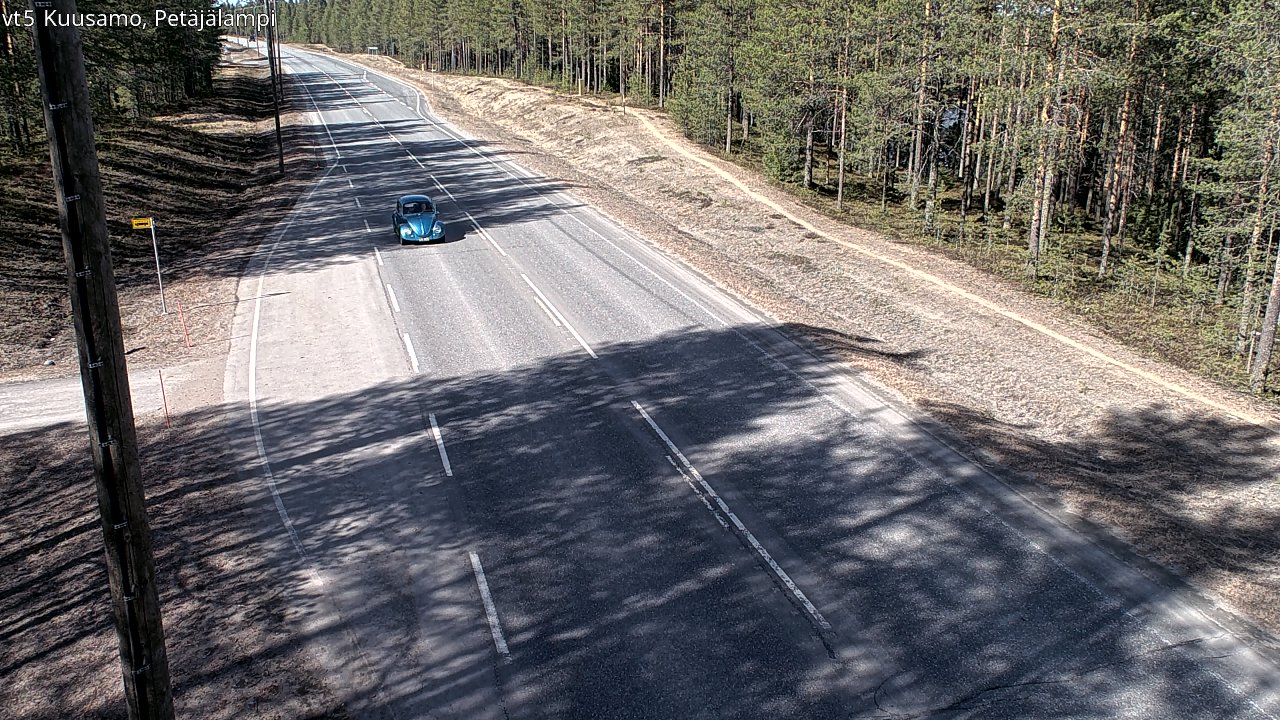 Kelikamerat Kuva Tie 5 Kuusamo, Petäjälampi, Kuusamo, Pohjois-Pohjanmaa