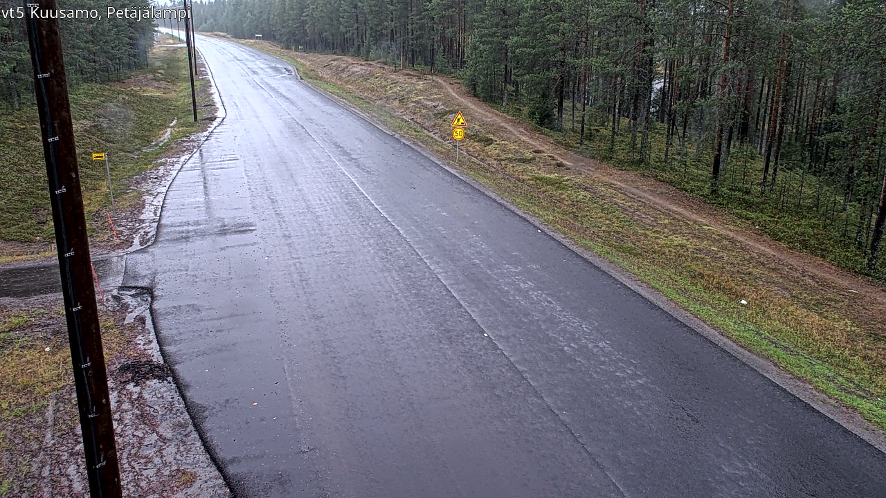 Kelikamerat Kuva Tie 5 Kuusamo, Petäjälampi, Kuusamo, Pohjois-Pohjanmaa