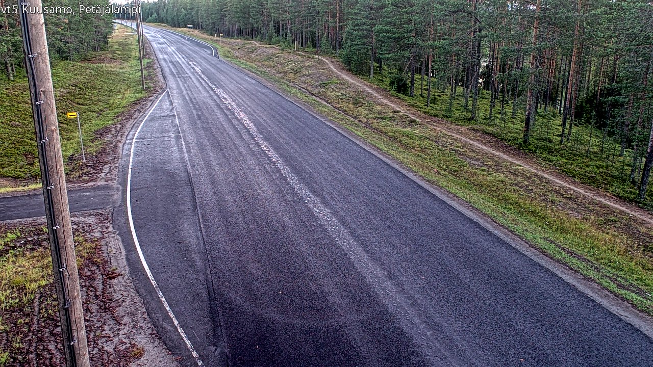 Kelikamerat Kuva Tie 5 Kuusamo, Petäjälampi, Kuusamo, Pohjois-Pohjanmaa