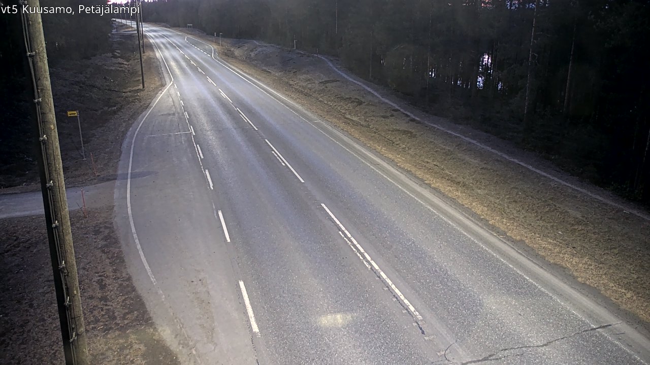 Kelikamerat Kuva Tie 5 Kuusamo, Petäjälampi, Kuusamo, Pohjois-Pohjanmaa