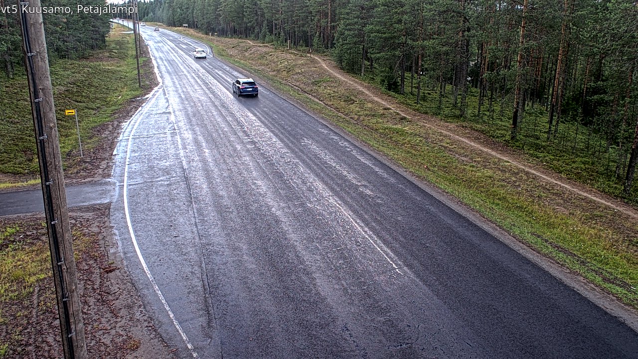 Kelikamerat Kuva Tie 5 Kuusamo, Petäjälampi, Kuusamo, Pohjois-Pohjanmaa