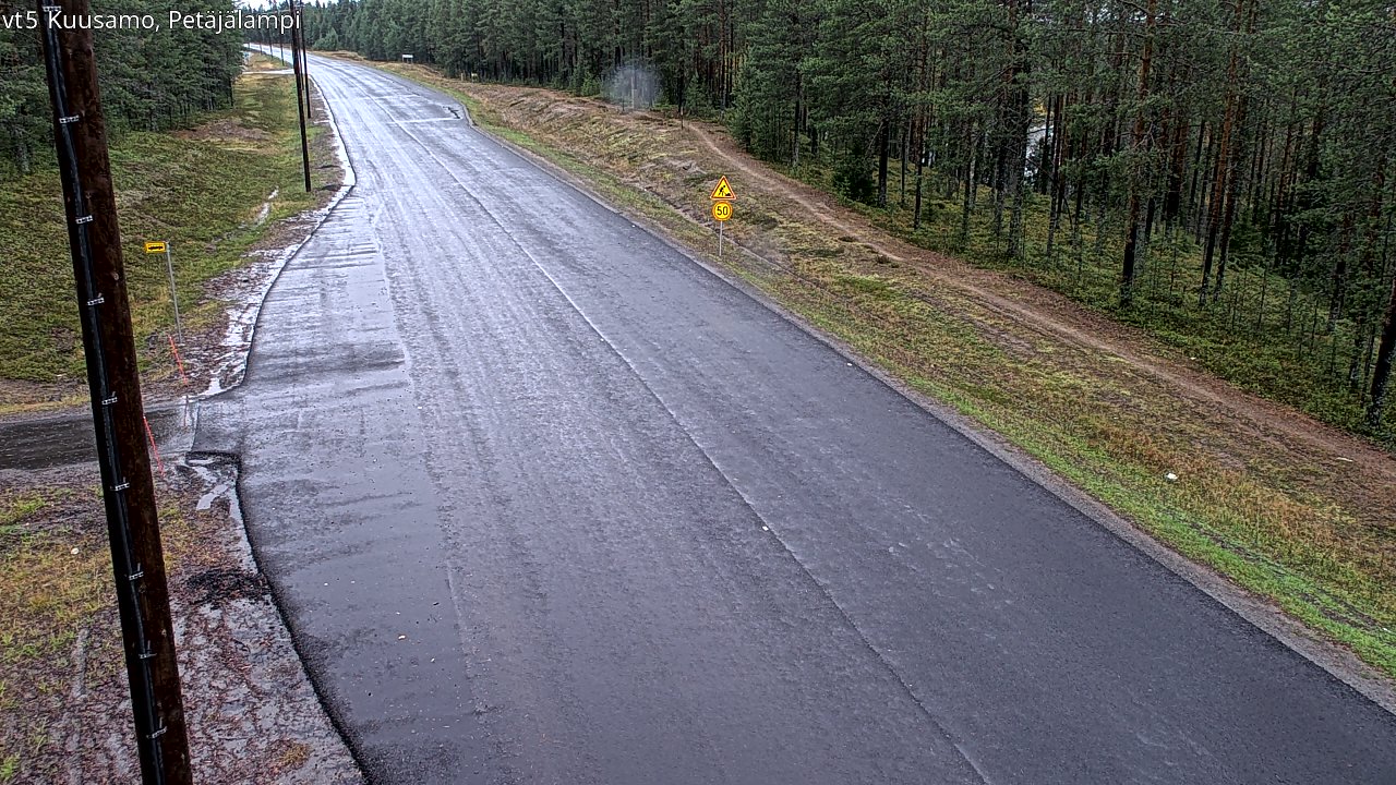 Kelikamerat Kuva Tie 5 Kuusamo, Petäjälampi, Kuusamo, Pohjois-Pohjanmaa