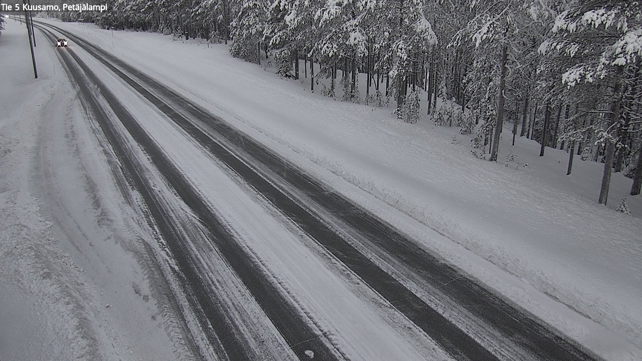 Weather Camera Image Väg 5 Kuusamo, Petäjälampi, Kuusamo, Pohjois-Pohjanmaa