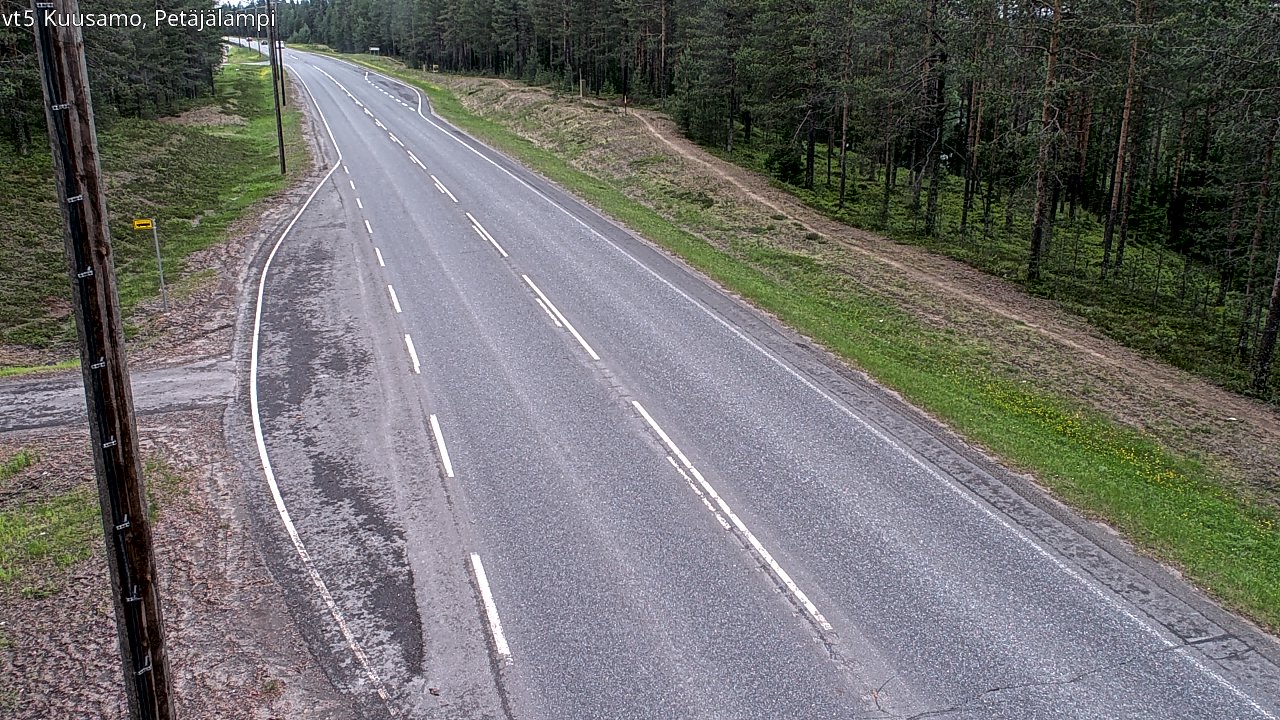 Kelikamerat Kuva Tie 5 Kuusamo, Petäjälampi, Kuusamo, Pohjois-Pohjanmaa
