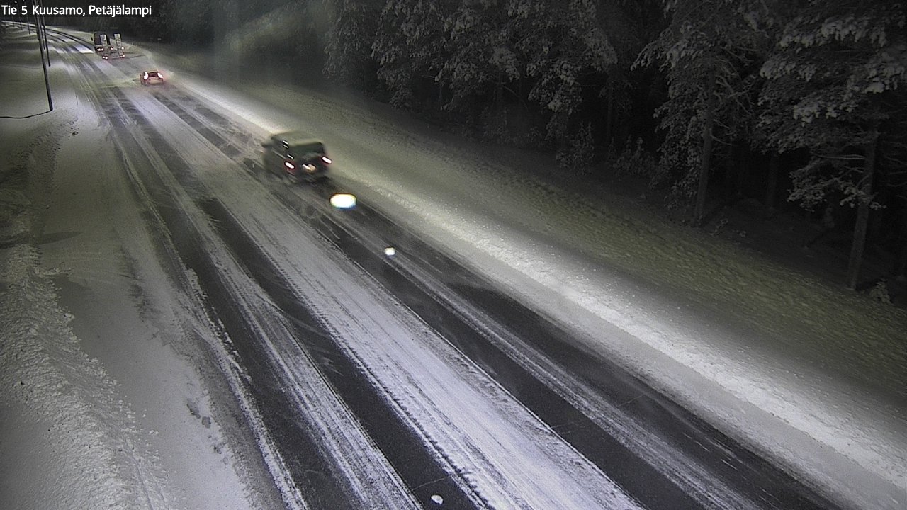 Weather Camera Image Road 5 Kuusamo, Petäjälampi, Kuusamo, Pohjois-Pohjanmaa