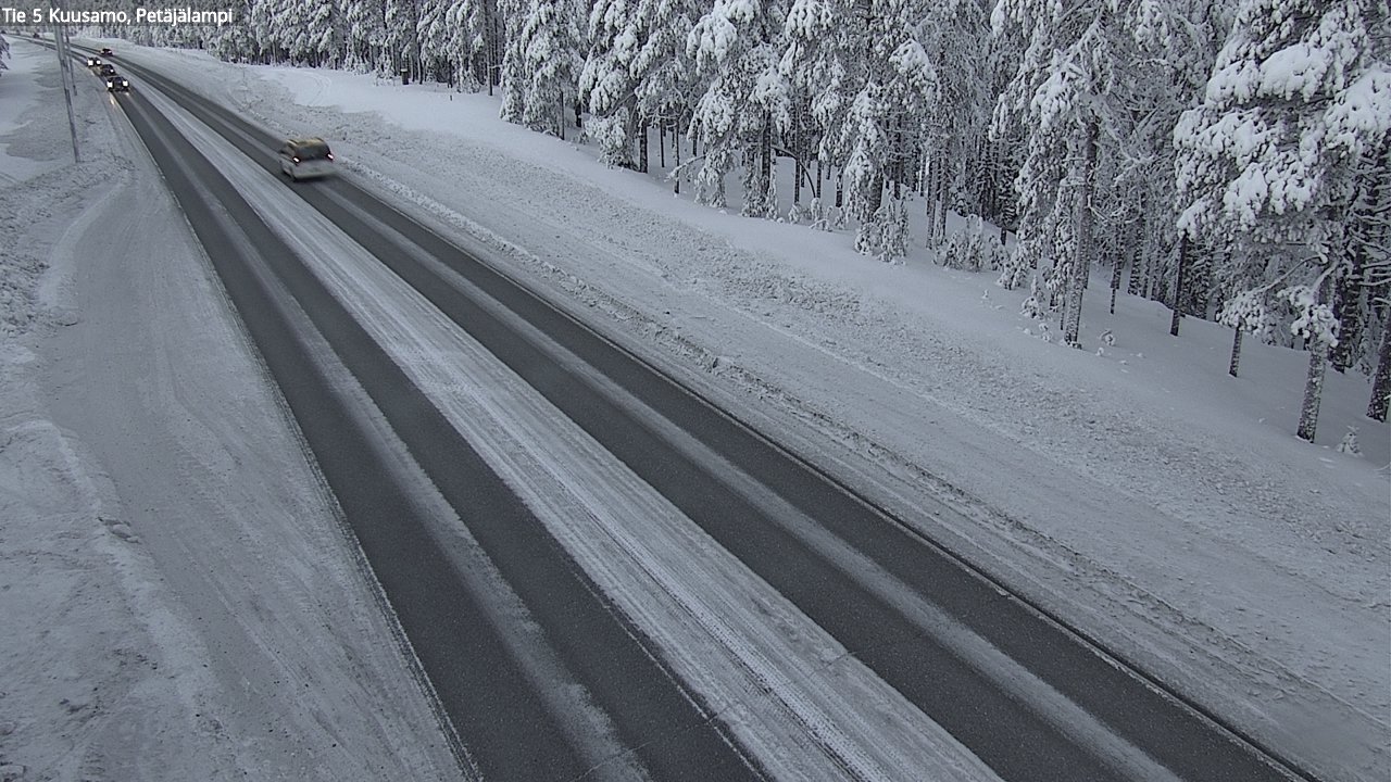 Weather Camera Image Road 5 Kuusamo, Petäjälampi, Kuusamo, Pohjois-Pohjanmaa